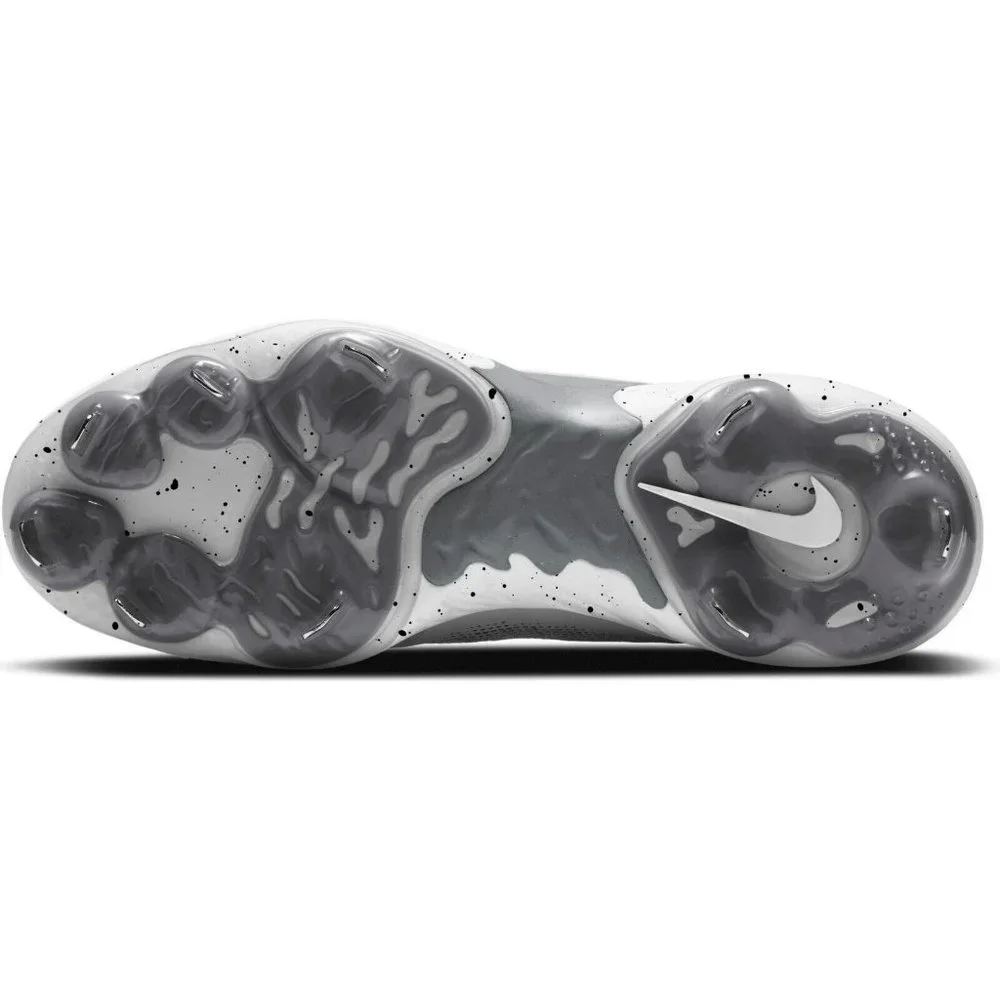 Nike Men Alpha Huarache Elite 3 Low Baseball Cleats Grey CK0746 Men's Size 8 - Picture 2 of 4